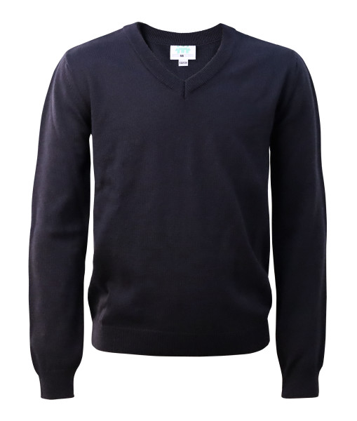 Strickpullover, V-Ausschnitt, Unisex